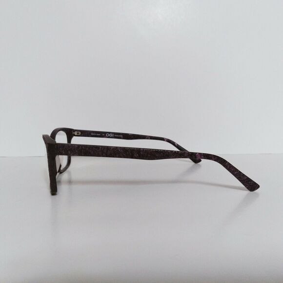Womens OGI Purple Textured Eyeglasses Frames And Case 53-17-140 Never Worn main image 10